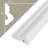 3-Frame Pre-Cut Assembled Wainscot Trim Panels, Wall Moulding Kit, Paintable and Moisture-Resistant