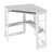 Lambrecht Corner Desk With Outlets & USB Ports, Triangle Computer Desk With Charging Station, Storage Shelf, Space Saving Writing Desk For Small Space-921511288