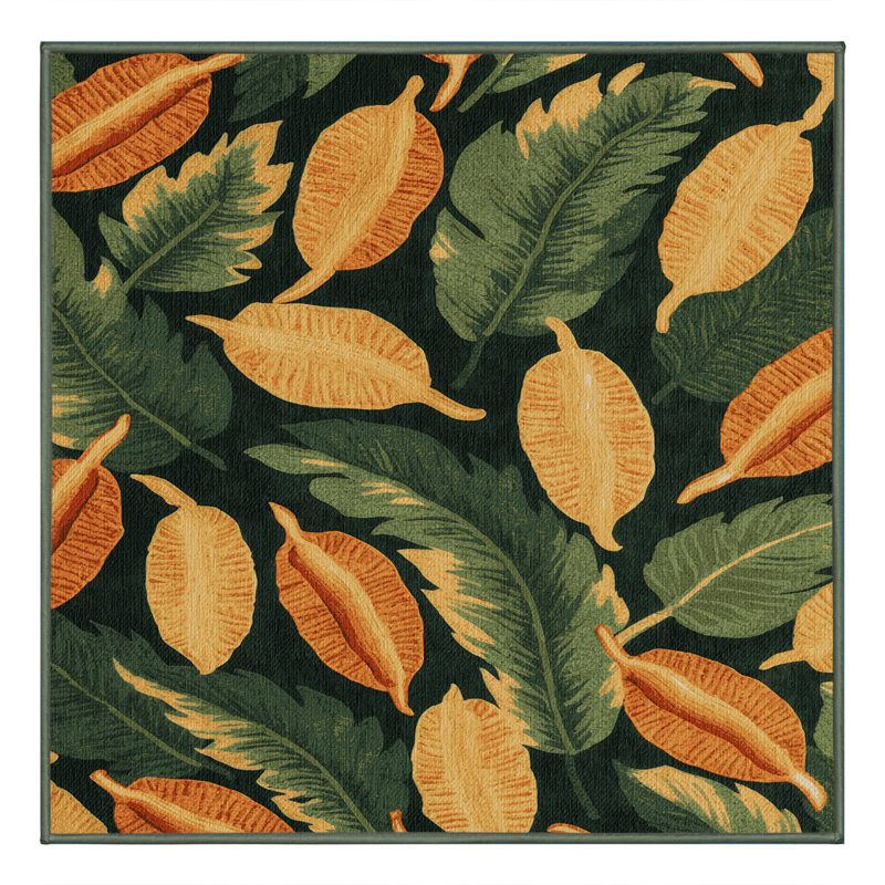  Tapis lavable Tamarind, Carré 5 pi