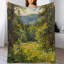 Jeté en flanelle Sunlit Forest Meadow-134400063