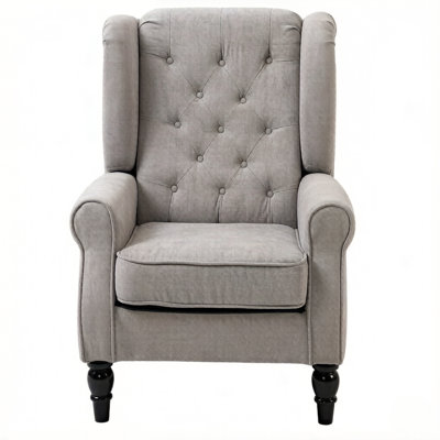 High Wingback Reading Chair,Accent Chair,Button Tufted Accent Chair(Only Accent Chair)