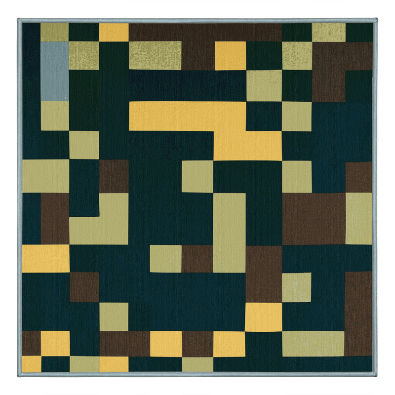 Cubic Canopy Rug, Square 5'