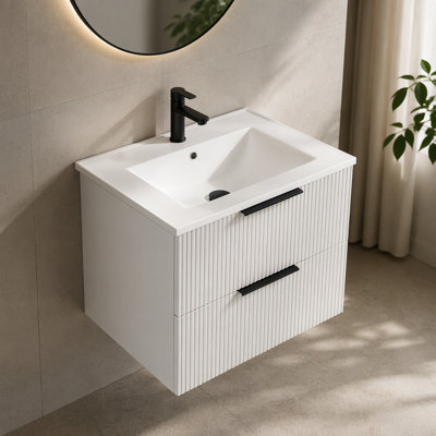 24 Inch Gray Bathroom Vanity without Sink