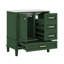 Armoire de salle de bain moderne avec 3 tiroirs-116119049
