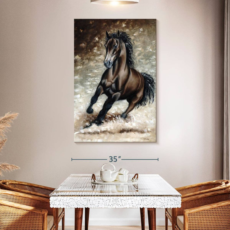 Brampt Frisky Arabian, 51" H x 34" W