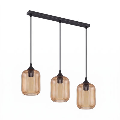3 - Light Matte Black Pendant