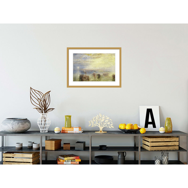 Approach to Venice by Joseph Mallord William Turner -Framed Giclee Print, 21.74" H x 29.5" W