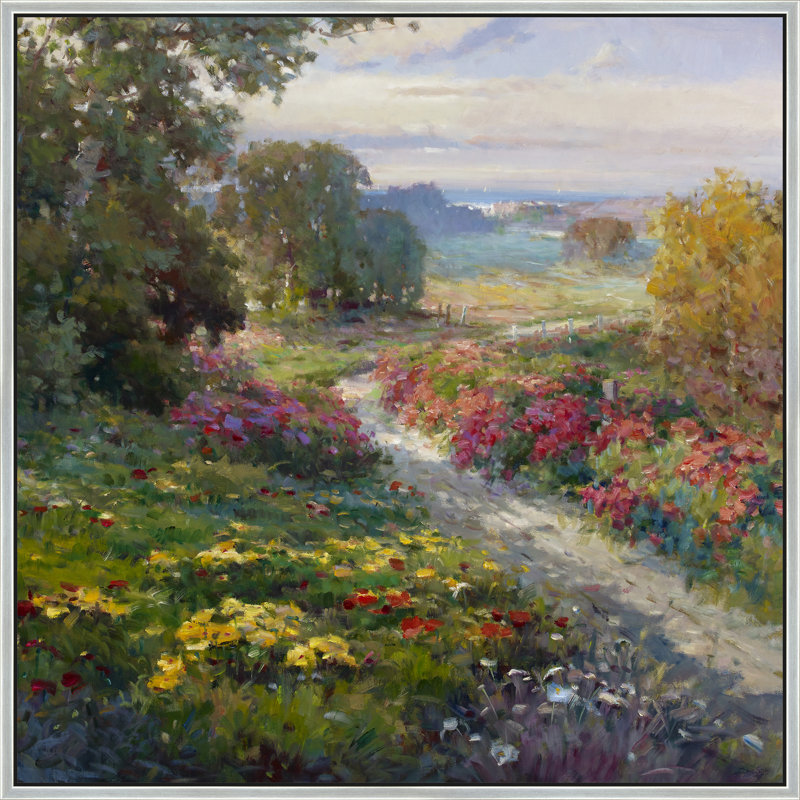 Meadow Gateways Print, 47" H x 47" W, Silver