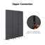 24" x 66" Cubicle Divider,Freestanding Privacy Screen, Cubicle Divider with Fixed and Sliding Feet 2-Sided Detachable Side Zipper-620735270