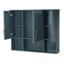 Armoire de salle de bain murale avec tablette réglable et espace de rangement ouvert-35374291