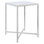 LA Marble Cross Legs End Table