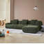 Canapé modulaire surdimensionné de 117,7 po 2 pièces, canapé modulaire en forme de L en velours Teddy pour salon, chambre à coucher-337389671