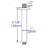 Black Matte 6" Square Ceiling Shower Arm-59407689