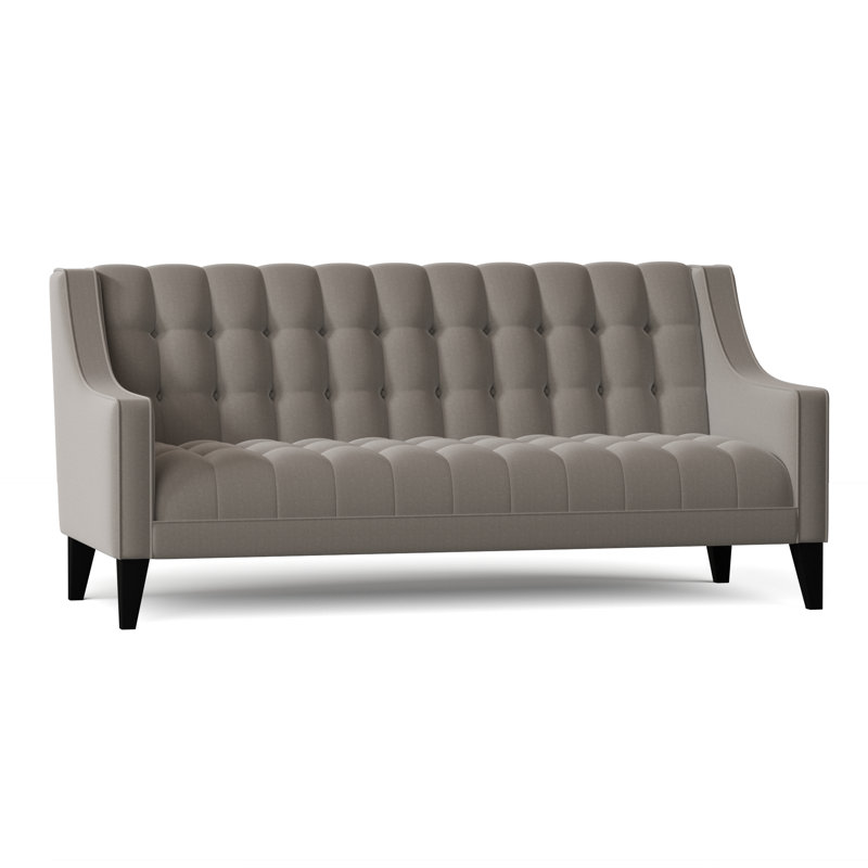 Upholstered 77'' Sofa, Key Ruby, Black, 84 inches
