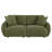 Logan Green Modular Loveseat