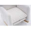 Chaise berçante en tissu avec repose-pieds Teddy-704234845