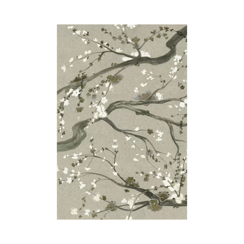Neutral Cherry Blossoms II 1 Piece Wrapped Canvas Wall Art, 101.6cm H x 66.04cm W