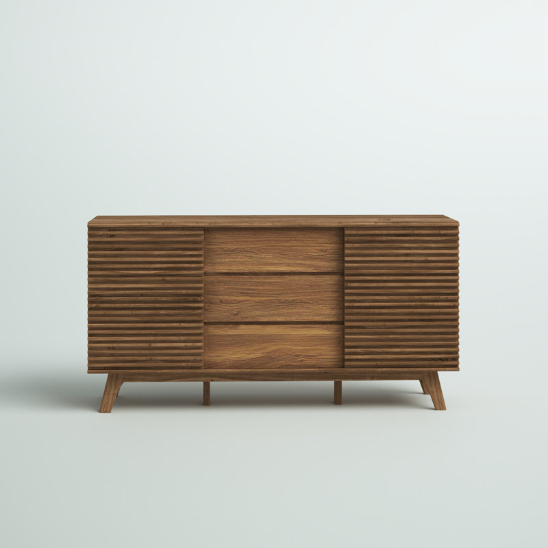 Carson Carrington Lagered Sideboard Buffet Table, Walnut