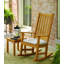 Aprilette Solid Wood Outdoor Rocker Chair-1148532152