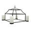 Camden - Hanging Chandelier w/ Aluminum Frame