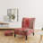 Vintage Ethereal Pink Retro Flower II - Upholstered Mid-Century Modern Slipper Chair, Pink Accent Chair