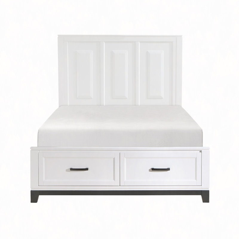 Lit plateforme avec meubles de chambre à coucher en bois avec tiroirs de rangement 1pc, Grand lit