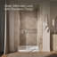 Porte de douche à pivot 48 po x 70 po avec technologie CleanCoat® Revel-14672729-69281782