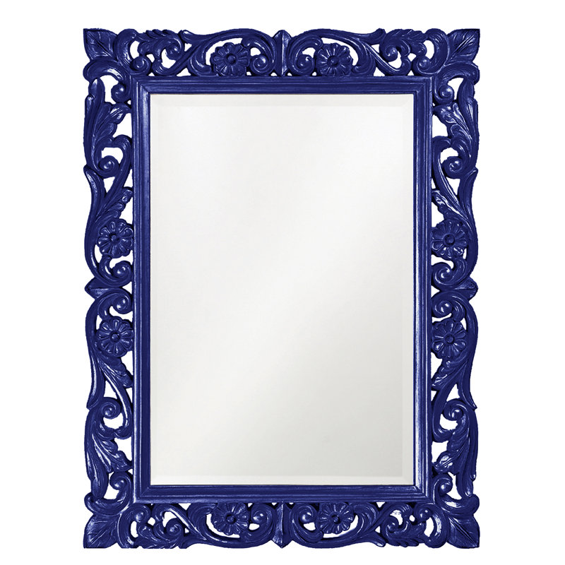 Miroir décoratif traditionnel biseauté, Marine
