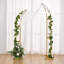 2 supports incurvés pour fond de scène, arche de mariage demi-lune dorée de 1,80 m / 2,10 m