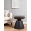 Table d'appoint d'extérieur en béton léger, table d'appoint pour terrasse