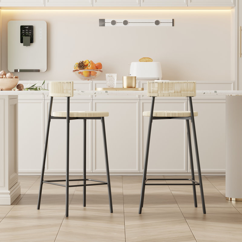 Tabourets de bar modernes, Beige