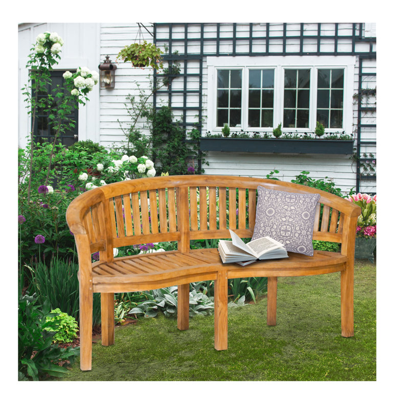 Peanut Teak Garden Bench