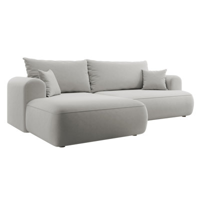 Alija 3 Seater Velvet Sofa & Chaise