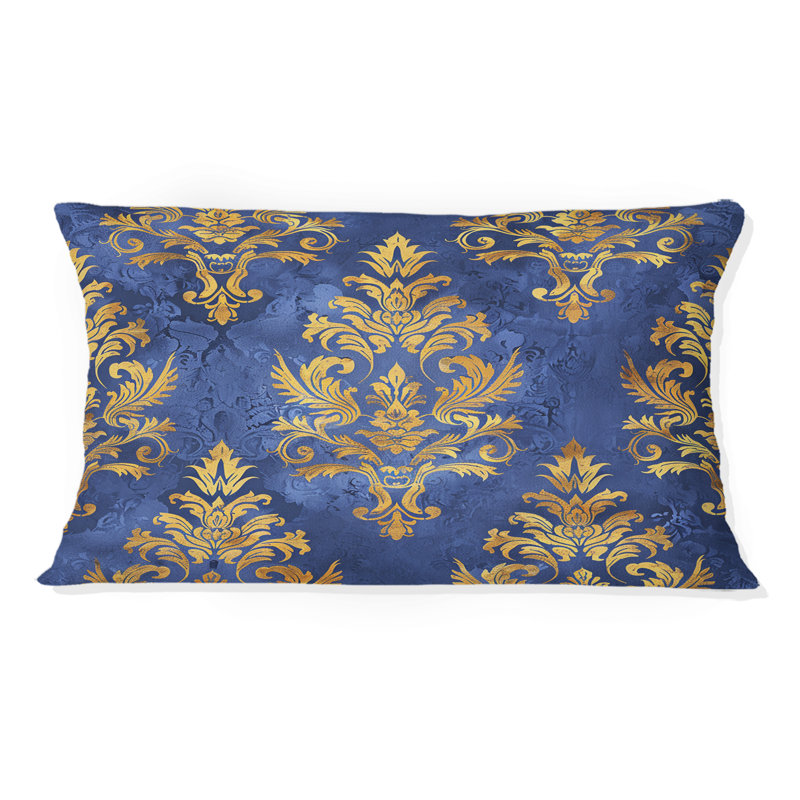 Coussin lombaire traditionnel Royal Gold Blue
