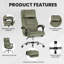 Ergonomic High-Back Velvet Chair-367375803