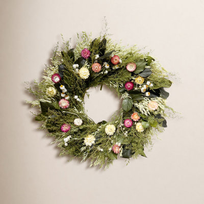 Strawflower Wreath