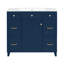 36" Bathroom Vanity With Ceramic Sink, Solid Wood Frame, Soft Close Doors, Adjustable Shelves, 3 Drawers,Including Double-Depth Drawer For Hairdryer Storage-115672154-115672155