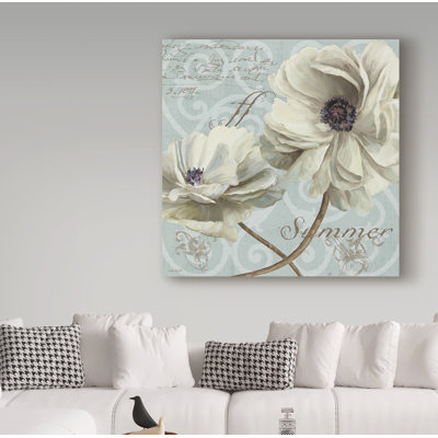 «Blue Summer VII» par Lisa Audit - impression sur toile tendue