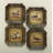 4-Piece Hand painted Duck Plate Set
