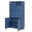 Kitchen Pantry, 69''H Buffet With Hutch And Foldable Workstation, Multifunctional Storage Cabinet With Adjustable Shelf And Power Outlet-1639261032