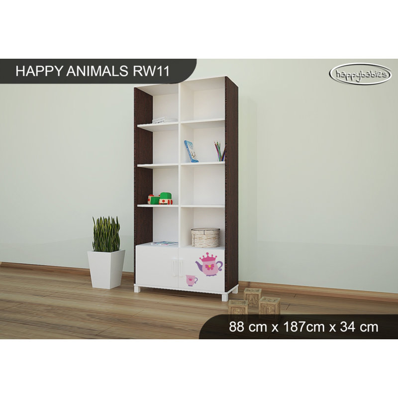 187cm H X 88cm W Animals Kids Cube, Wenge Chestnut