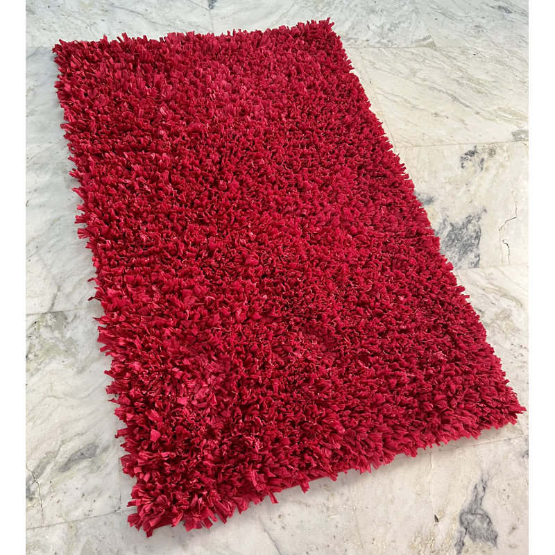 Makenize Solid Colour Area Rug, Rectangle 65cm x 123cm