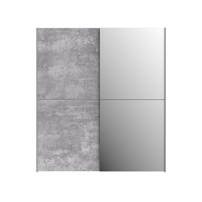 Alfaro 2 Door Manufactured Wood Wardrobe