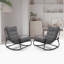 Chaise berçante d'extérieur en métal Ghiorghi-838205768
