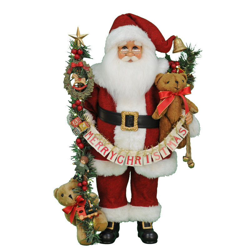 Lighted Musical Christmas Santa