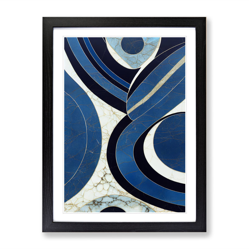 Sensational Art - Single Picture Frame Print, Black, 64cm H x 46cm W x 2cm D