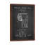 Toilet Paper Charcoal Patent Blueprint by Aged Pixel - Floater Frame Print on Canvas-1783718357-1783718206