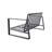 Modern Double And Table Yb15052, Brown Cushions, Aluminum, Interior Decoration Piece With Matching Rectangular Beige Home Decor Accessory
