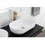 Lavabo vasque de salle de bain ovale 24 "x 14" 24 * 14 * 5.5-123626450