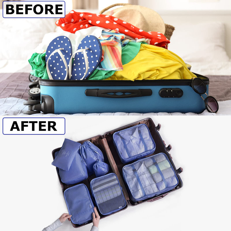 Rebrilliant Fabric Storage Bag, Navy